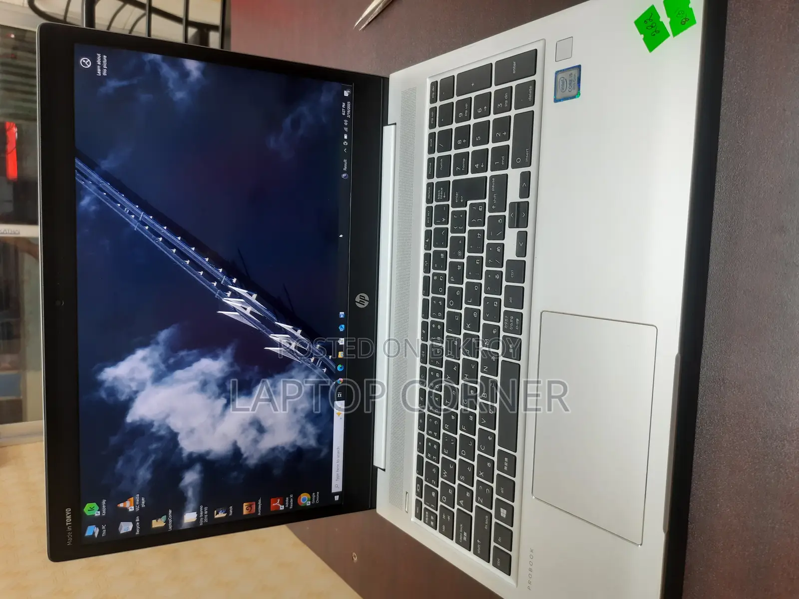 BIG MONITOR**15.6 INCH.*FRESH SILVER COLOR* HP 450 G6 256/8GB*HIGH SPEED