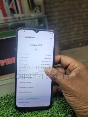 স্যামসাং গ্যালাক্সি এ০৩, ৪/৬৪ (ব্যবহৃত)