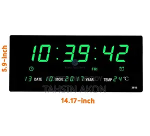 Digital LED Wall Clock