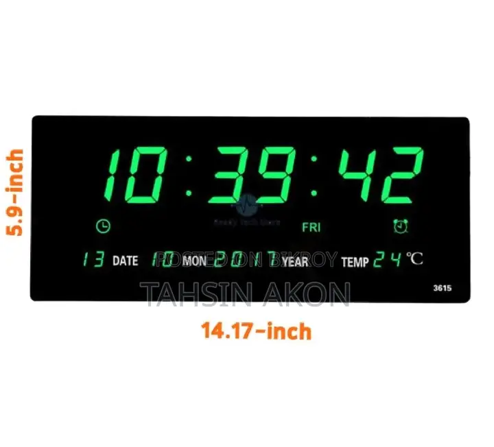 Digital LED Wall Clock