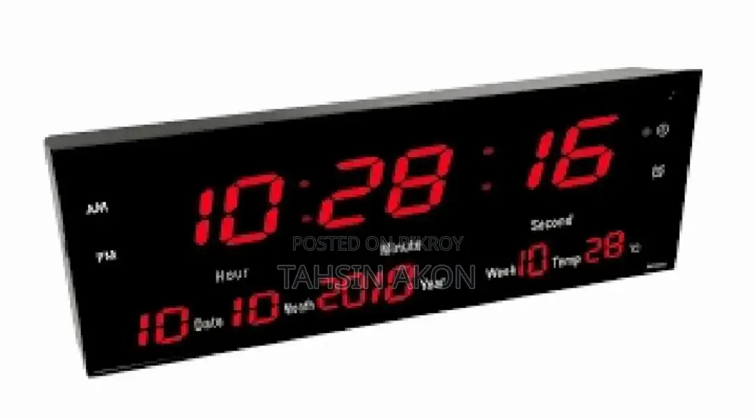Digital LED Wall Clock