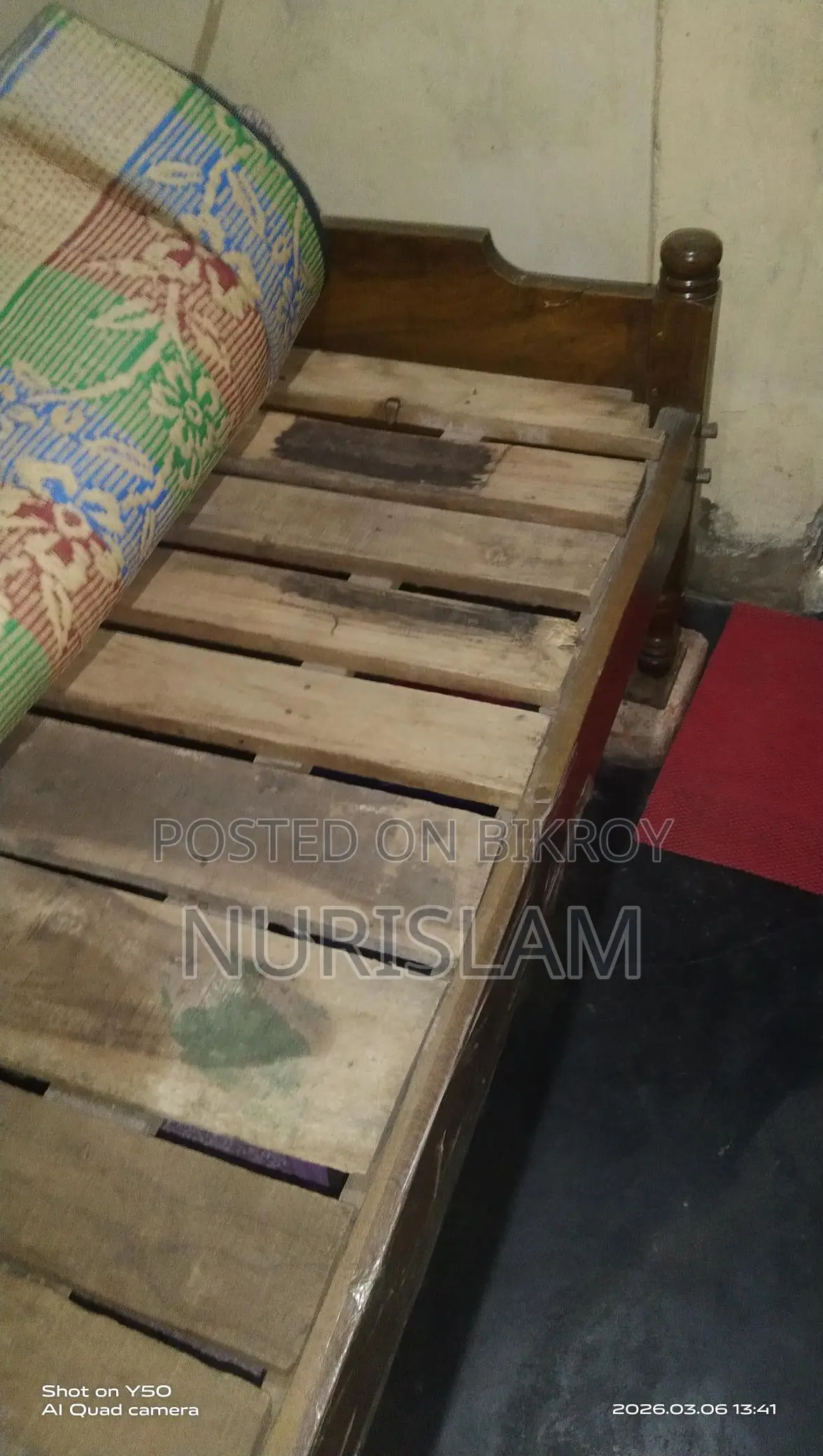 Teak Wood Bed for Sale