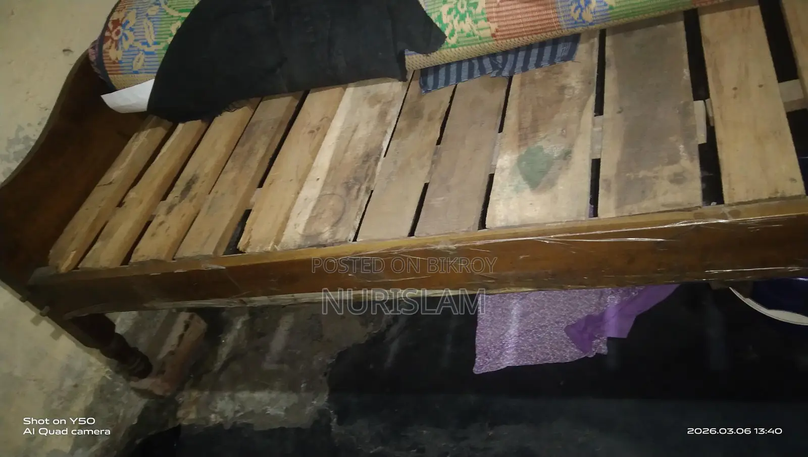 Teak Wood Bed for Sale