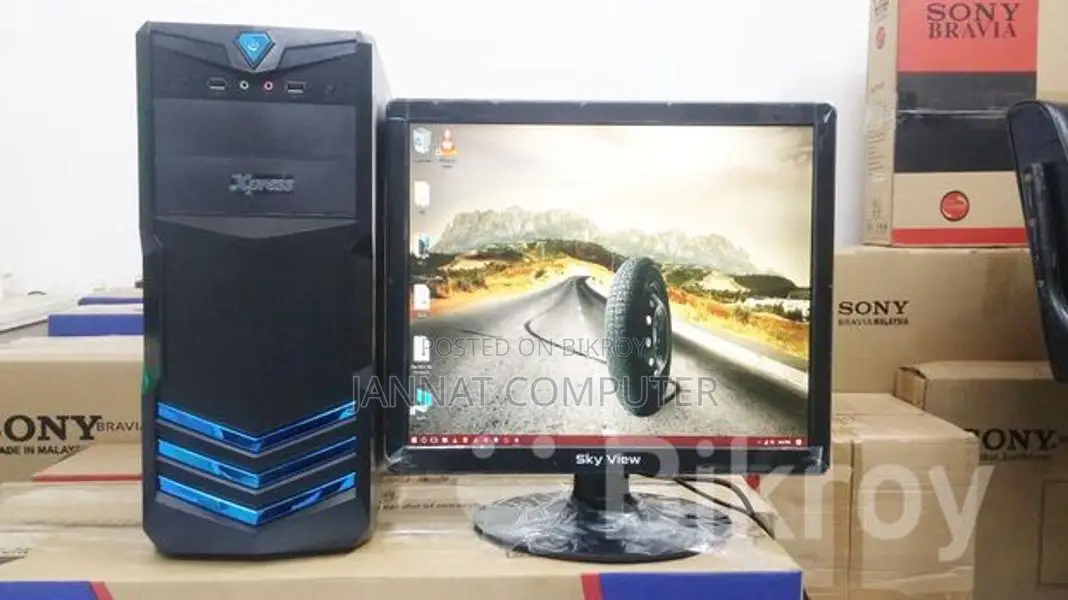 Core™ I5+RAM 4GB+SSD 128GB+HDD 1TB+HP 17'' LED