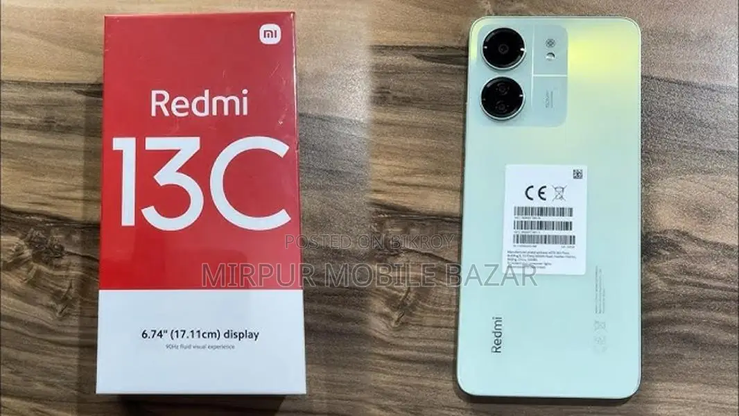 Xiaomi Redmi 13c একদম ফ্রেশ মোবাইল (Used)