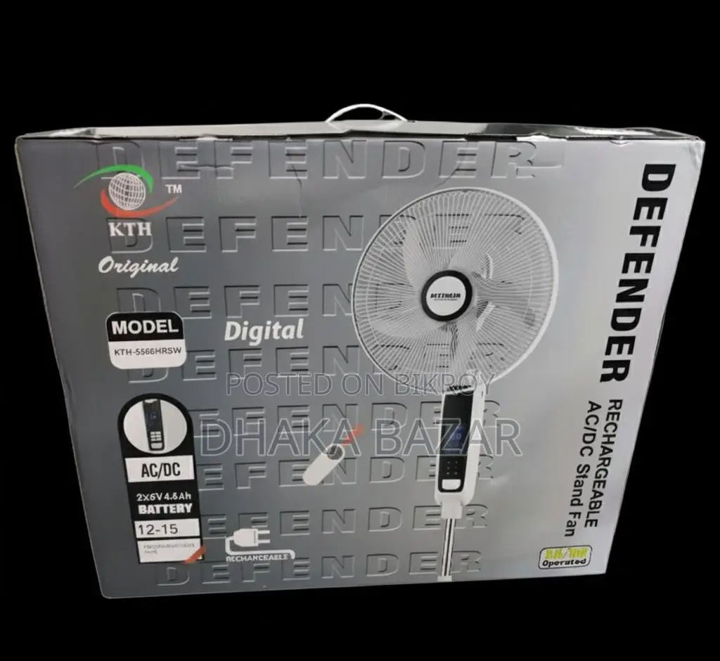 Defender 18-inch Rechargeable Fan