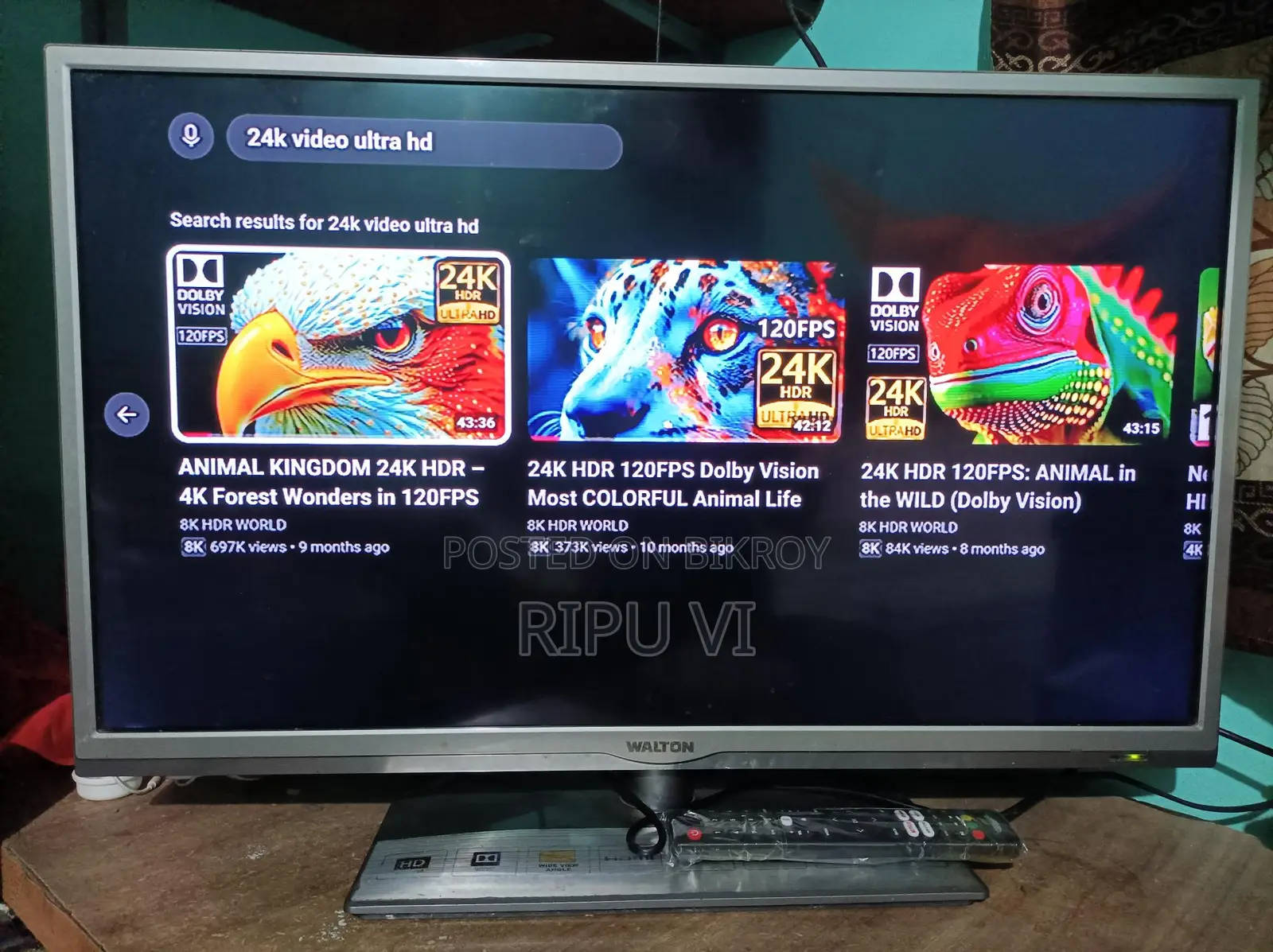 Walton 32" Android voice controller