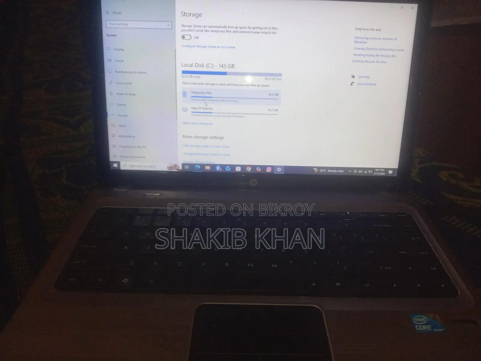 Laptop for sale