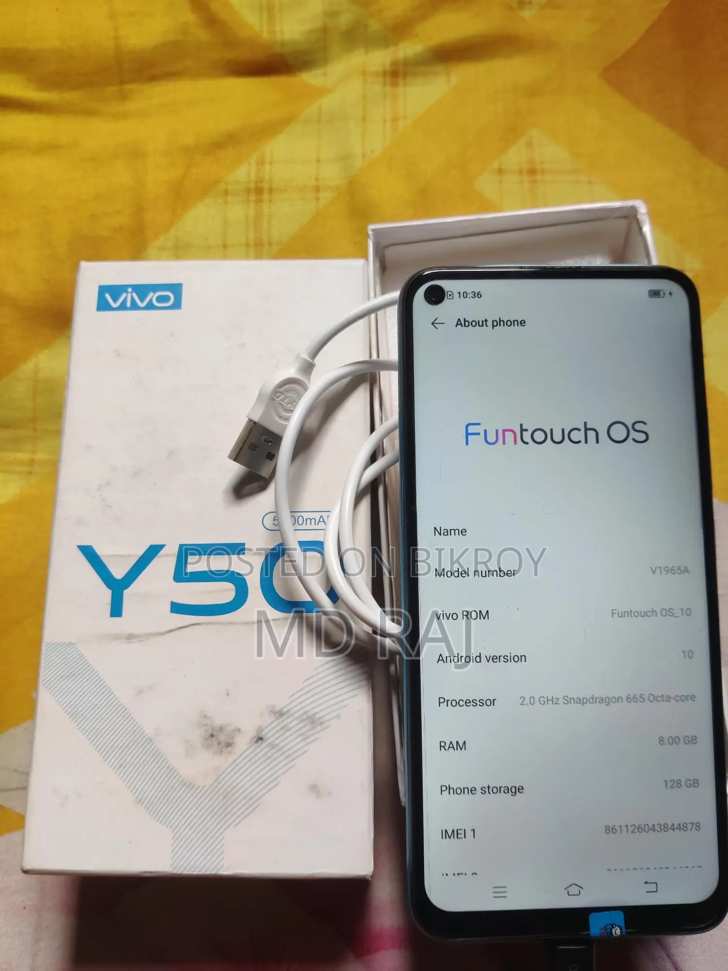 Vivo Y50 8/128 (Used)