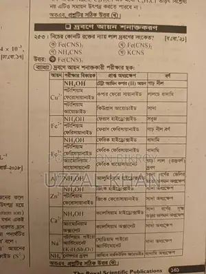 HSC 2024 Science Test paper Royal Full Syllabus 2026 also use this