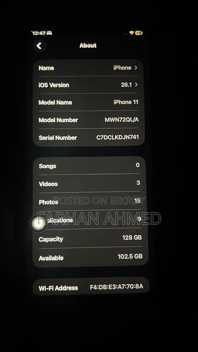 Apple iPhone 11 (Used)