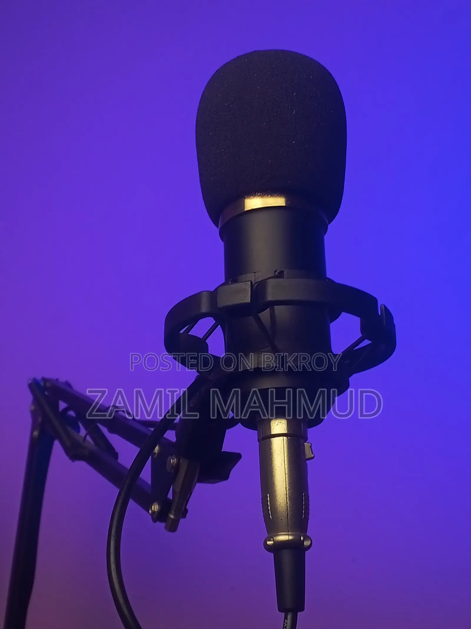 Bm-800 Professional Condenser Microphone Full Setup