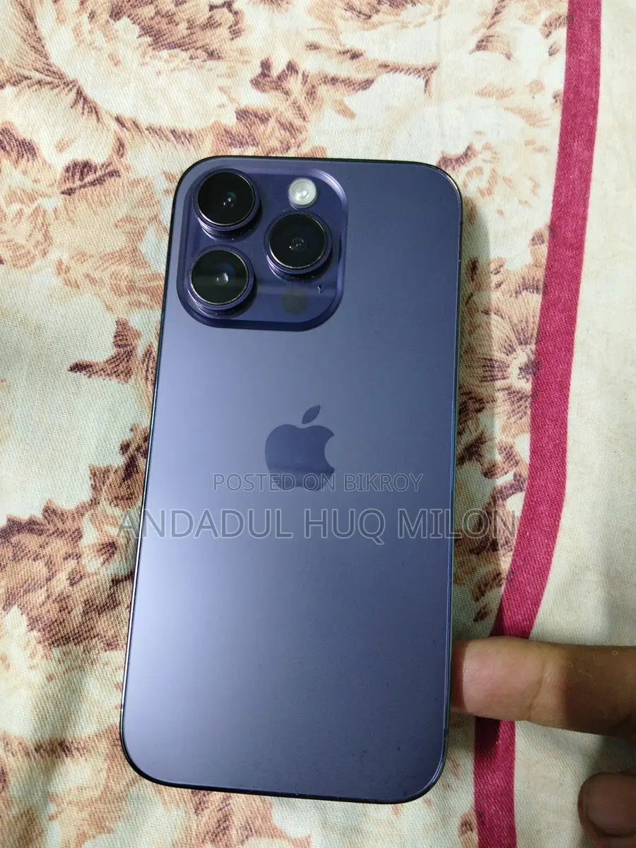 অ্যাপল আইফোন ১৪ প্রো ১২৮ জিবি বিএইচ:-৮৯% (ব্যবহৃত)