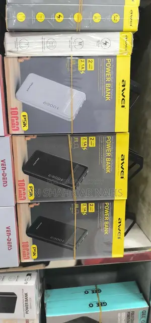 Awei P5K 10000mAh Dual USB Port Power Bank