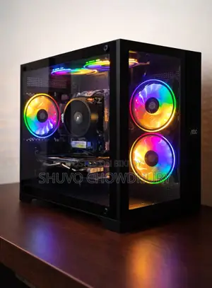 Ryzen 5 5600 Gaming PC + RX580 100Hz Monitor
