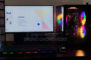 Ryzen 5 5600 Gaming PC + RX580 100Hz Monitor