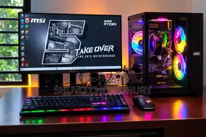 Ryzen 5 5600 Gaming PC + RX580 100Hz Monitor