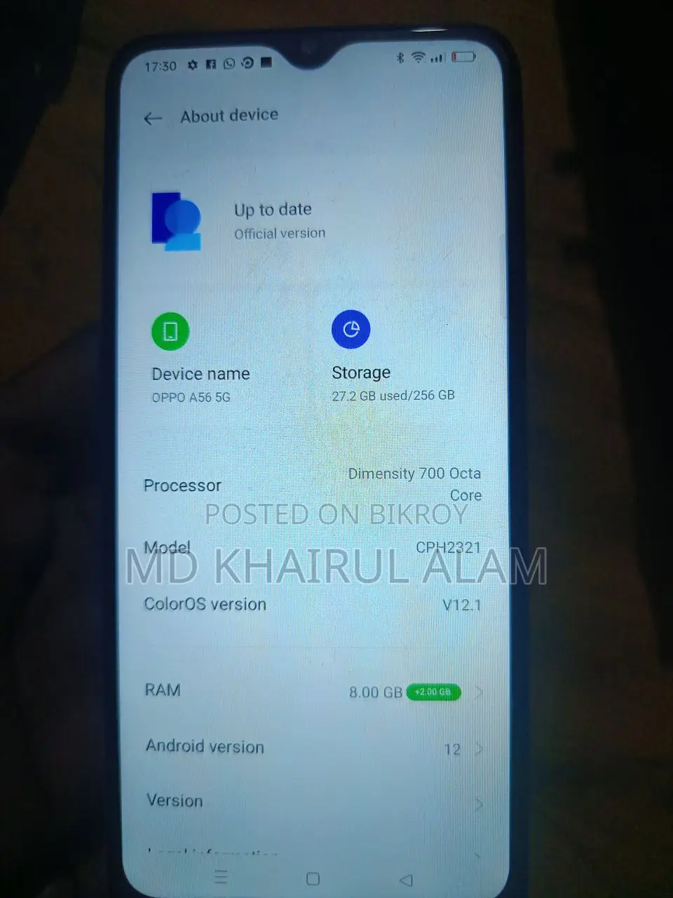 OPPO A56 (Used)