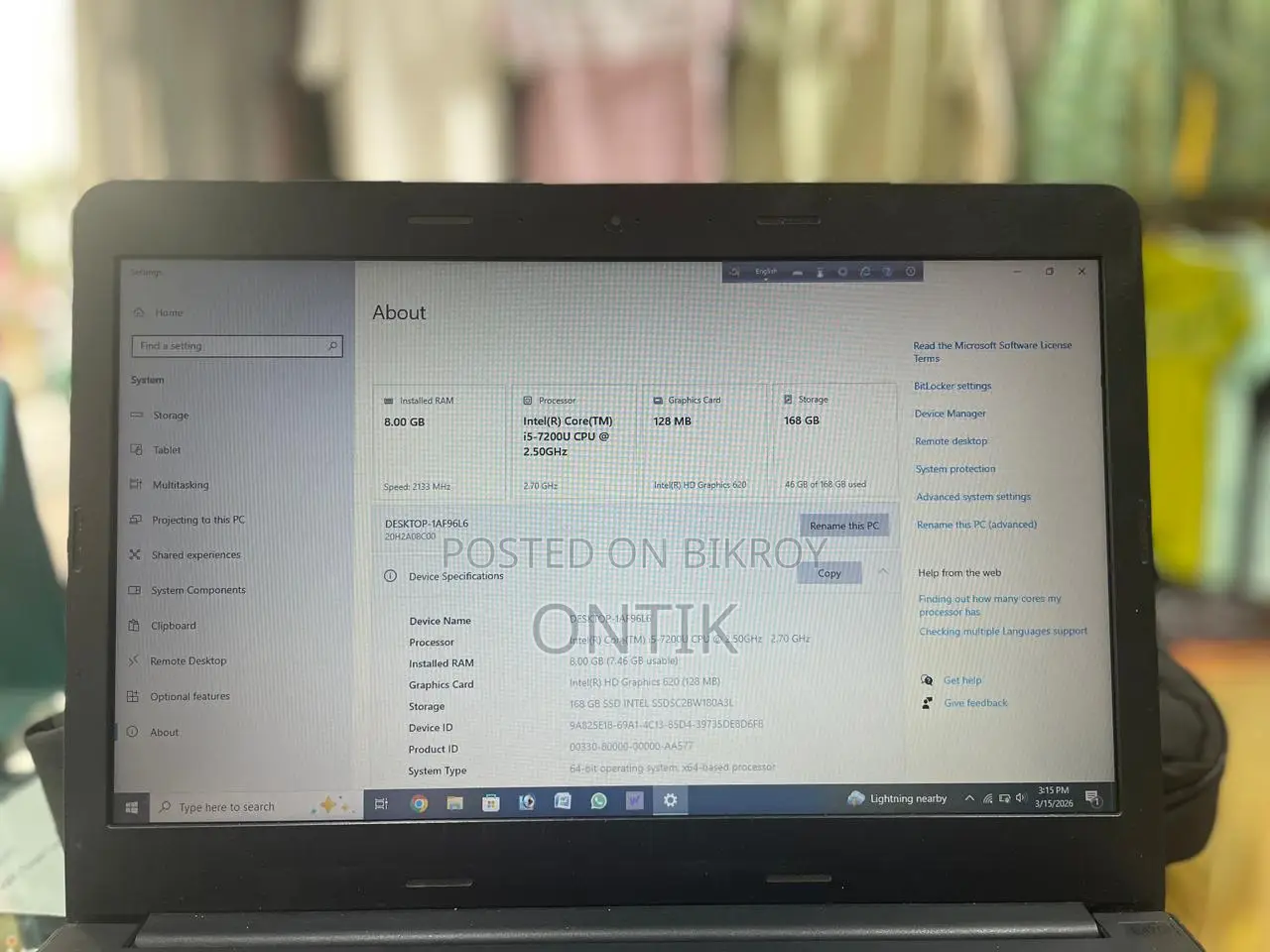 Lenevo Thinkpad T470