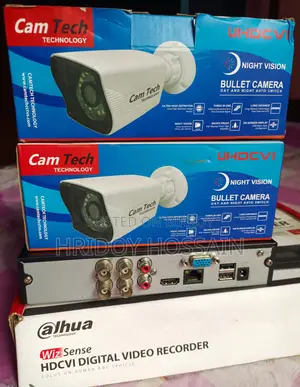 Dahua Dvr/xvr 4 Channel & (2) Cctv Camera