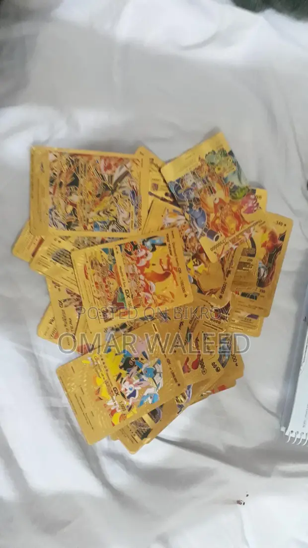 Golden Pokemon Cards 55pcs for sale - Omar Waleed  Price: BDT 700 on  bikroy.com [Uttara]