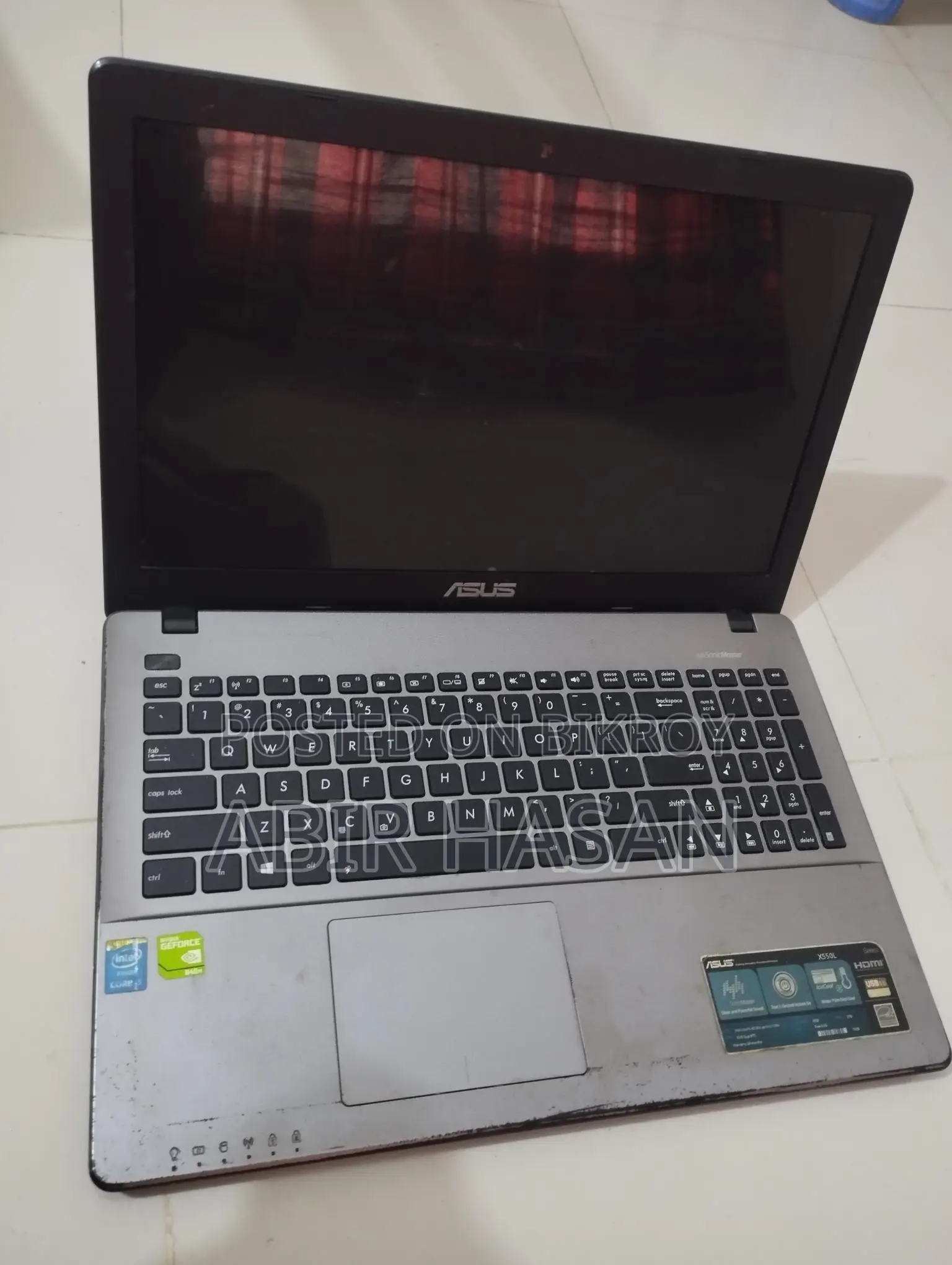 Defective Asus Laptop for Sale