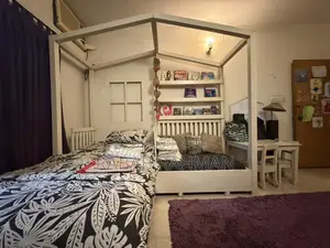 Kids Bedroom Set. Bed, Library, Storage, Almira, Mirror, Table Chair