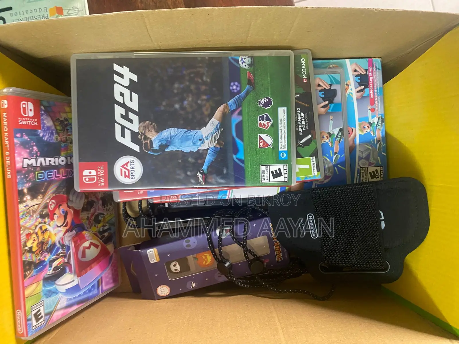 Nintendo Switch Oled + 5 Game Included