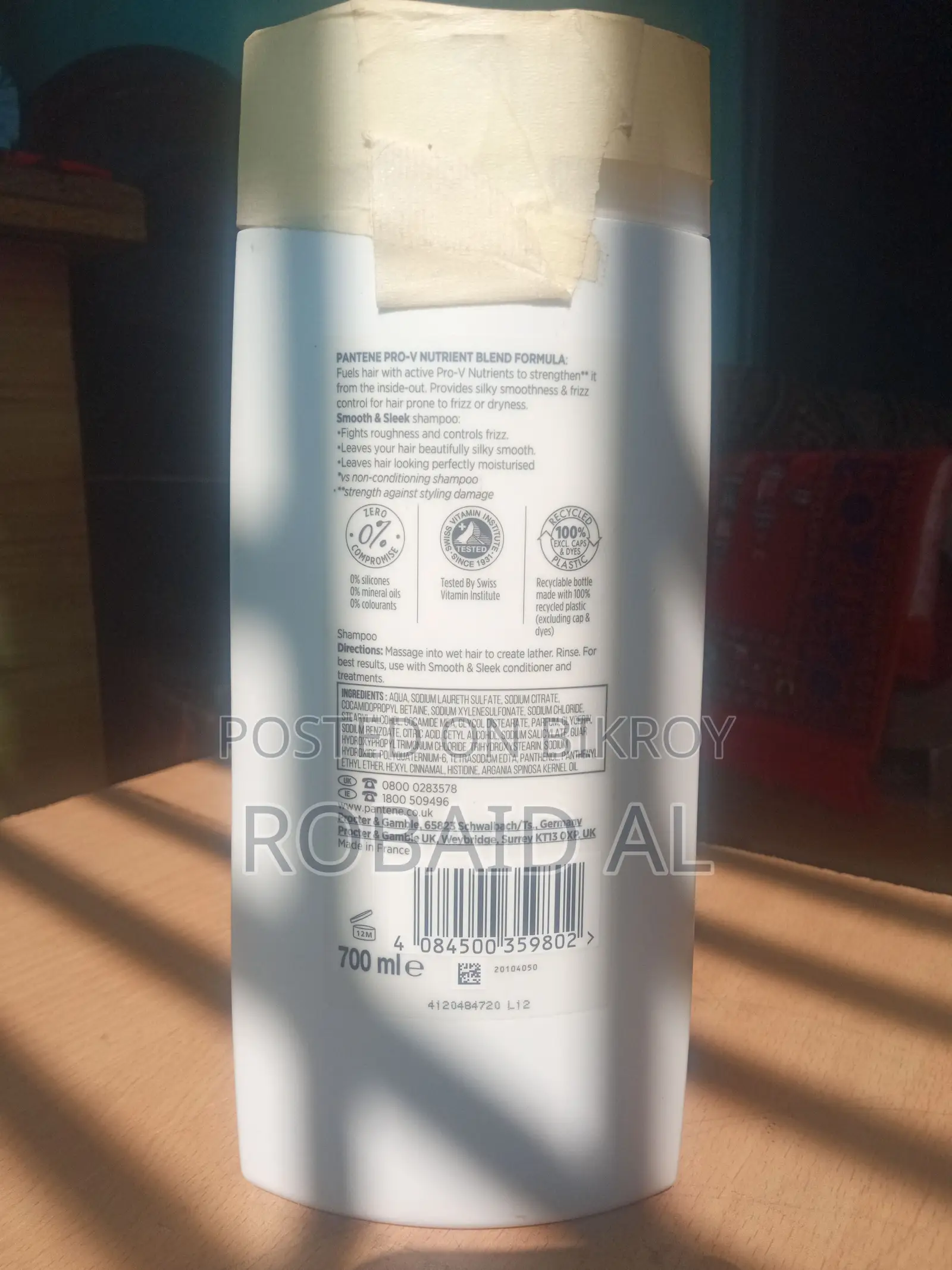 Pantene Smooth & Silk Shampoo 700ml France