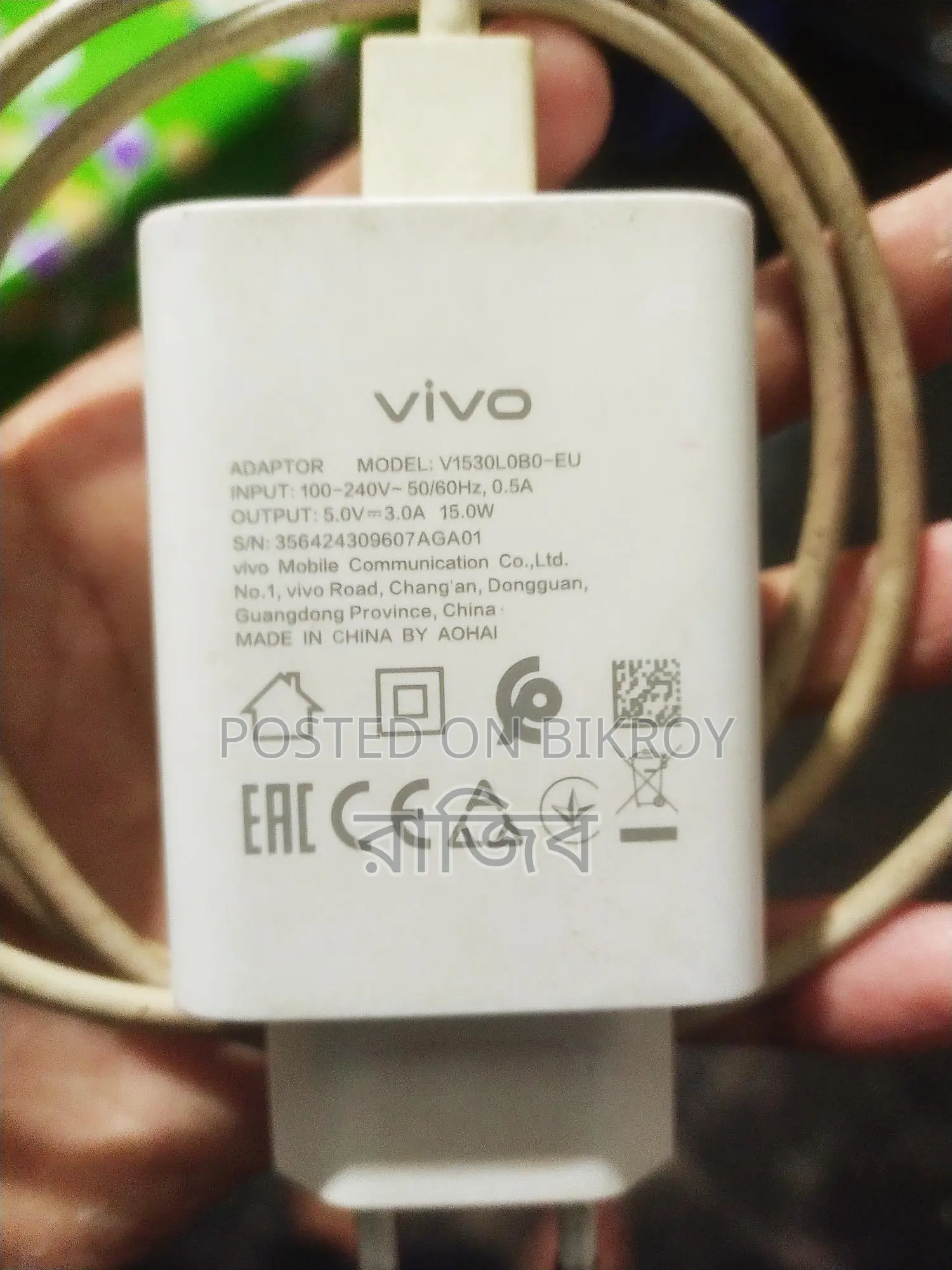Vivo Y18 15w Original Used
