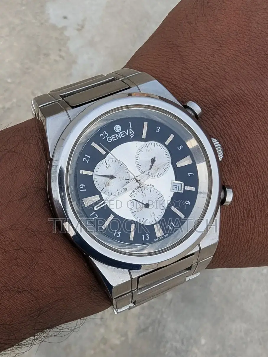 GENEVA Swiss Watch with Shining Dial