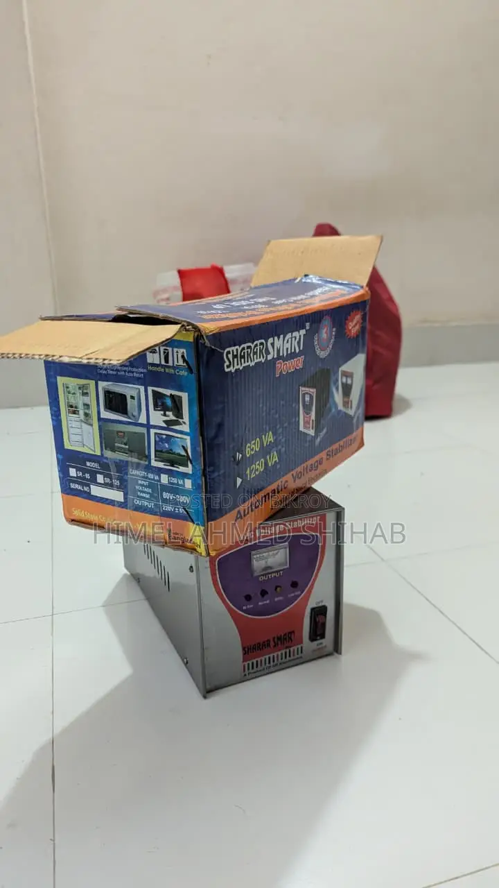 Sharer Smart 650va Automatic Voltage Stabilizer (box সহ)