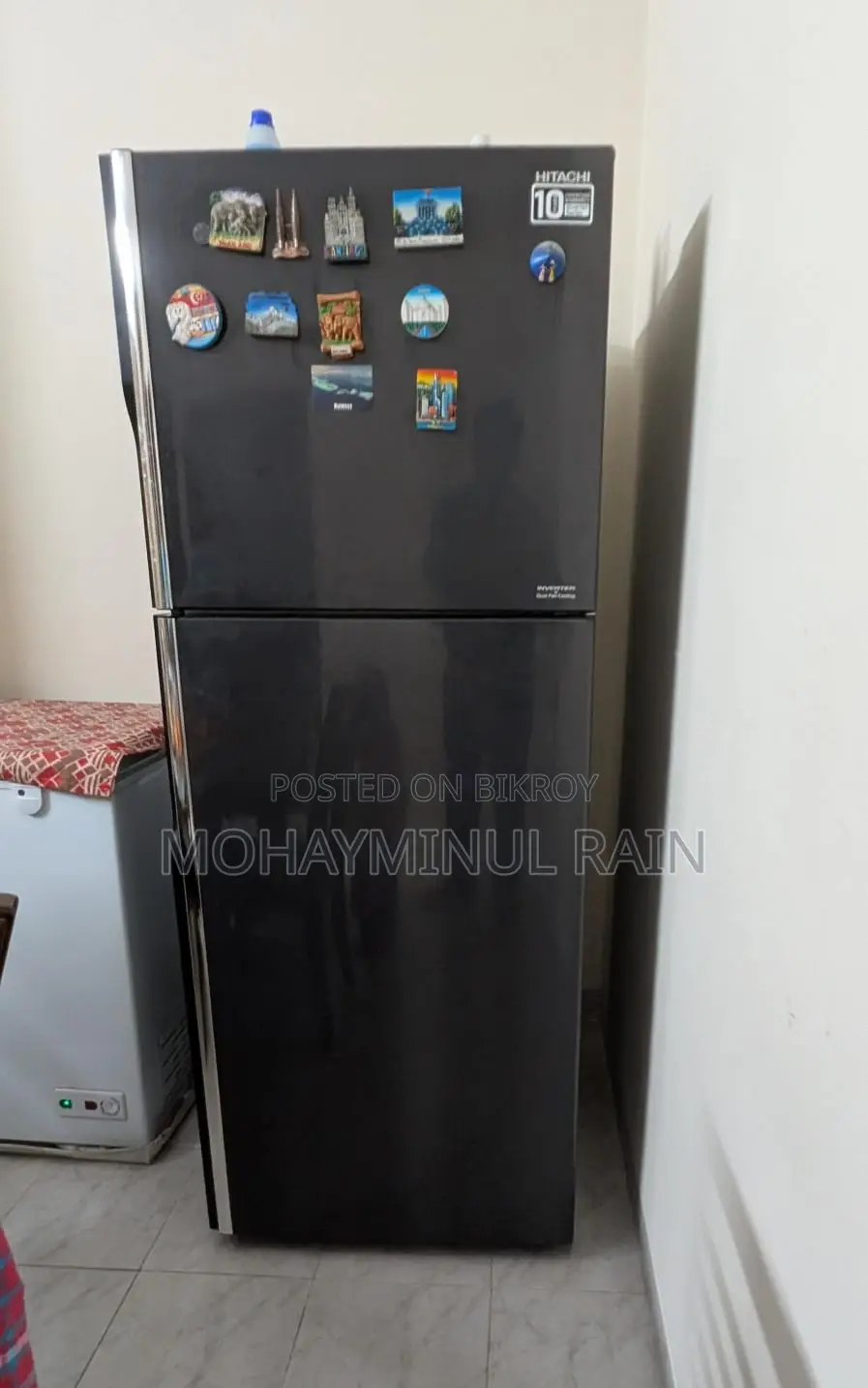 Hitachi Stylish Line Refrigerator | R-VG460P8PB - 403L (Top Mount)