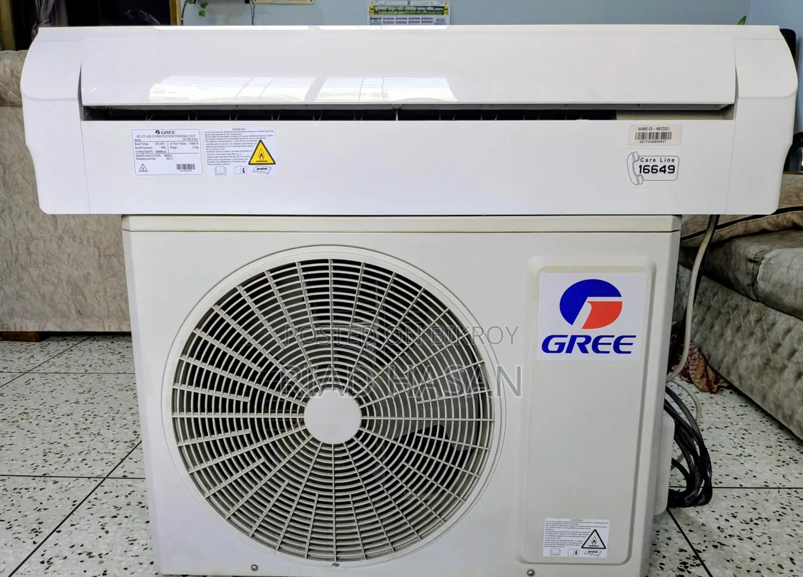 Gree Non Inverter 1.5 Ton Ac! with 5 Year Official Warranty
