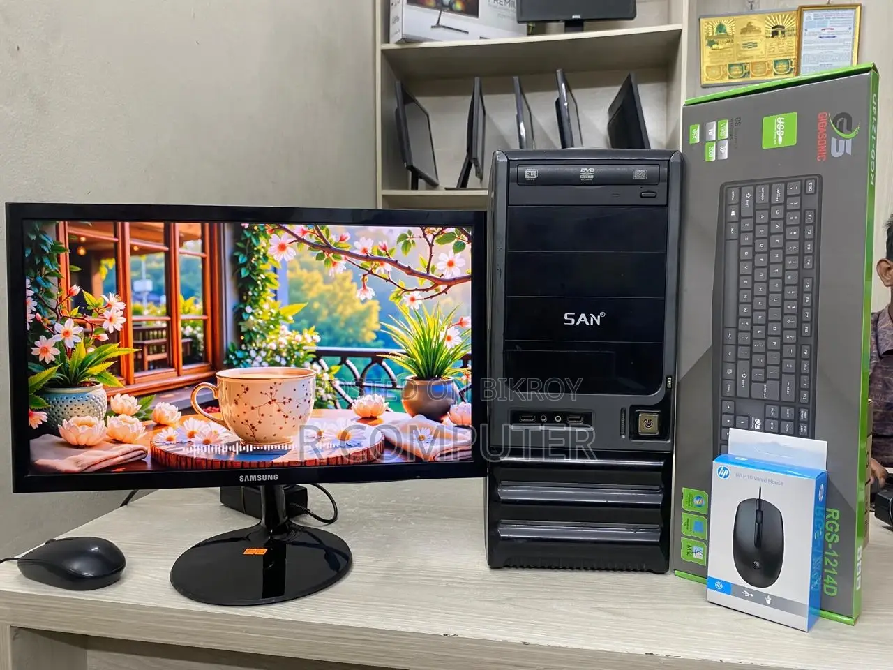 Computer Full Set-Intel Dual Core-Ram 4GB+HDD 320GB+19"Monitor+Mouse