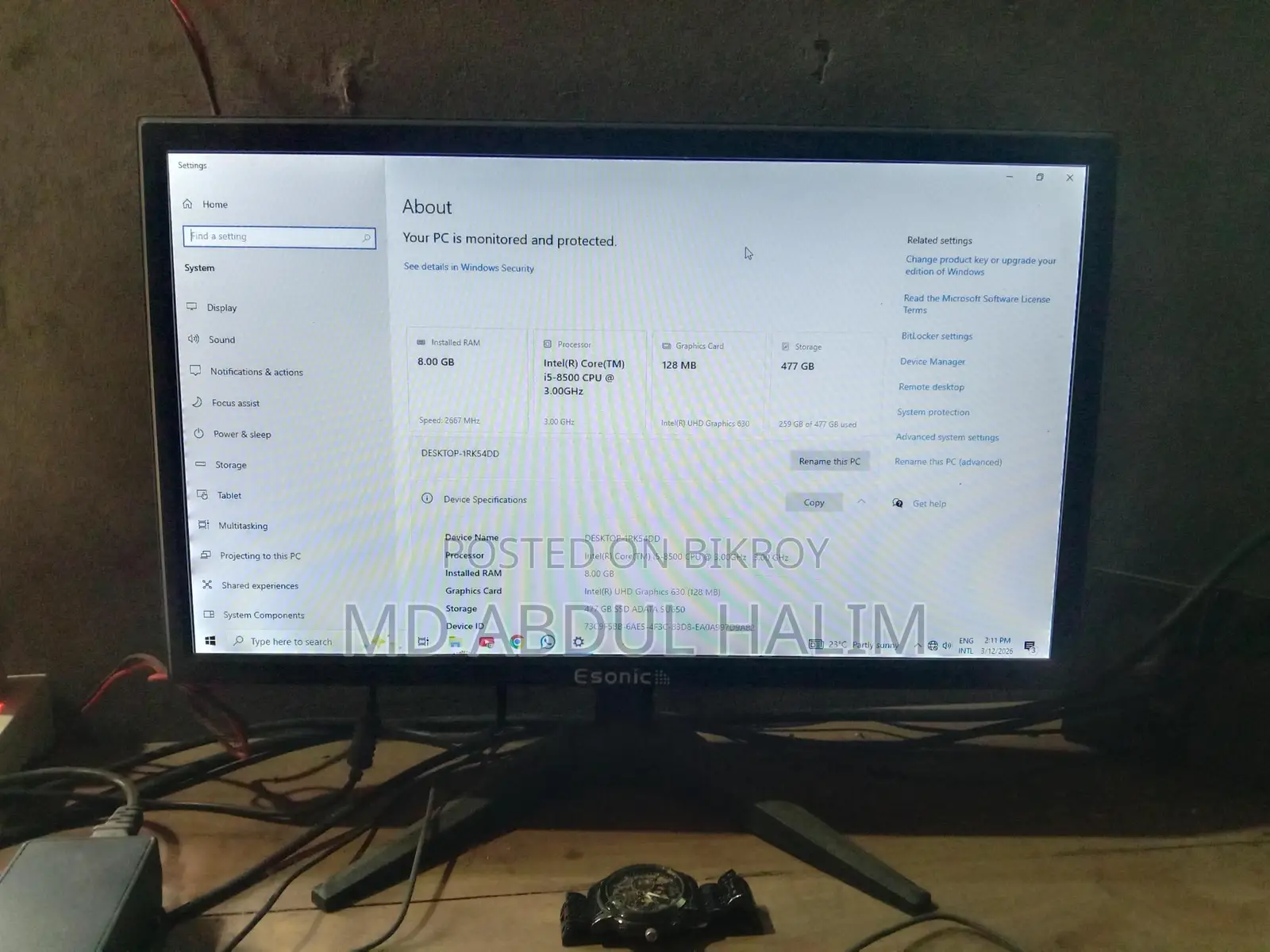 Desktop for Sale