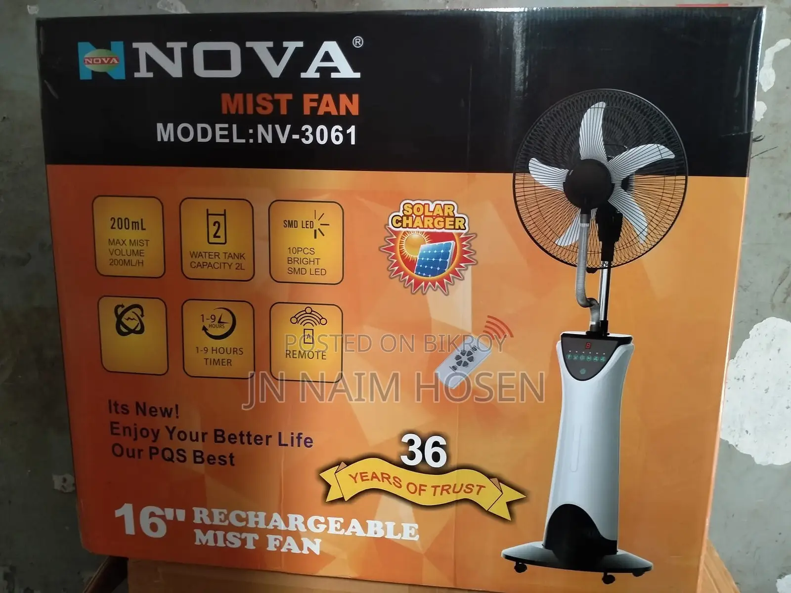 Nova Mist & Rechargeable Fan 3061