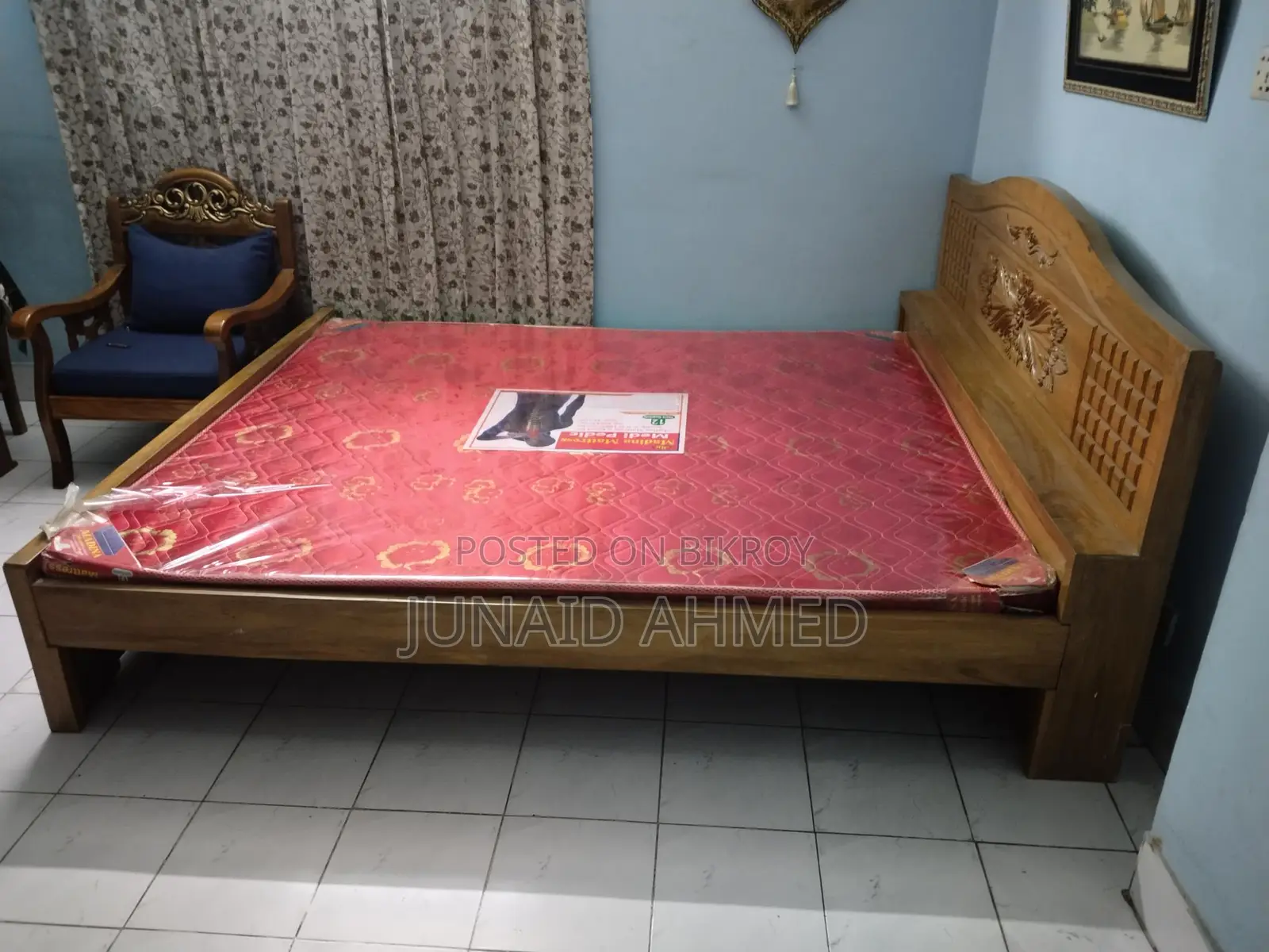 Original Teak Wood Bed