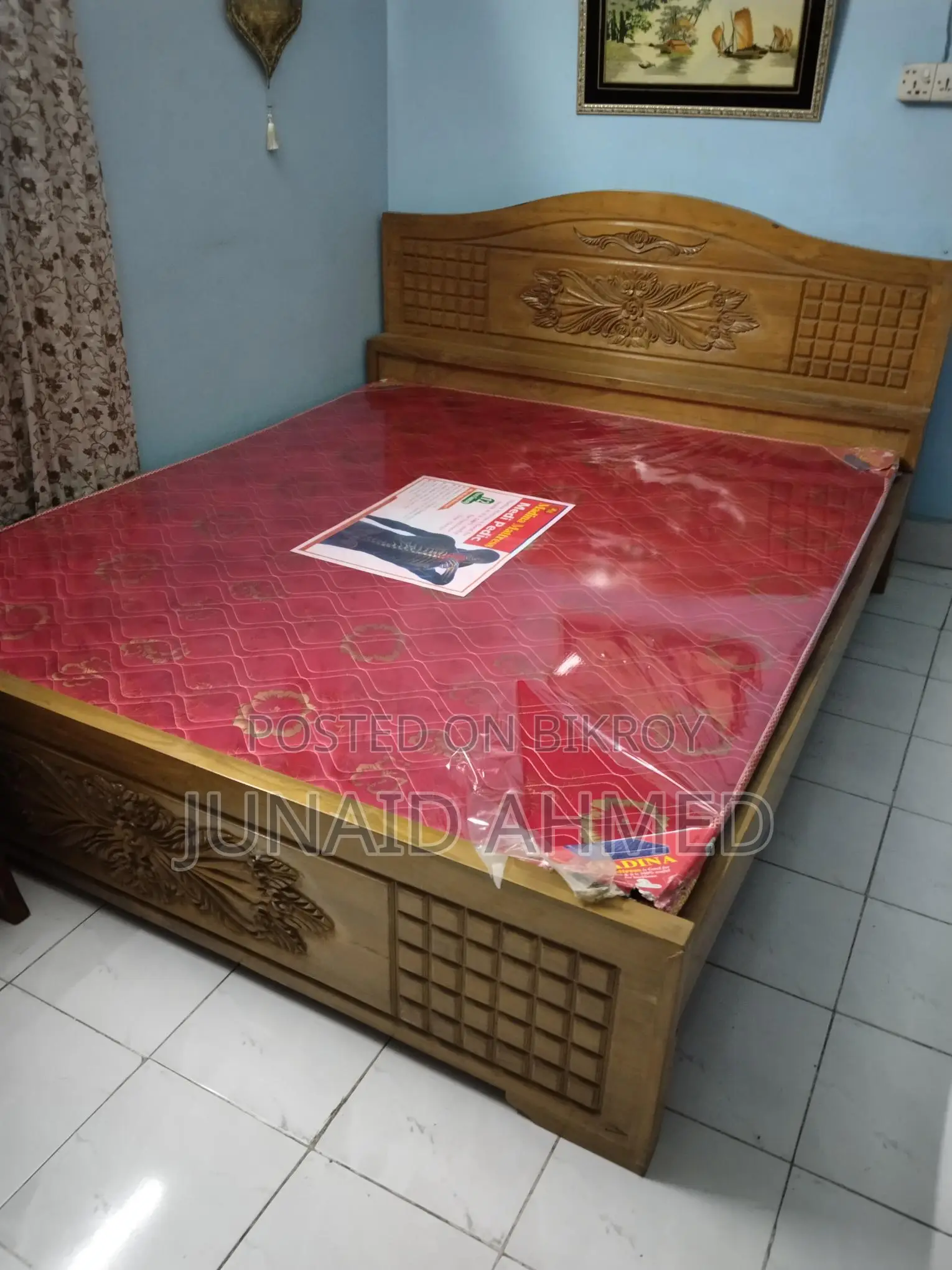 Original Teak Wood Bed