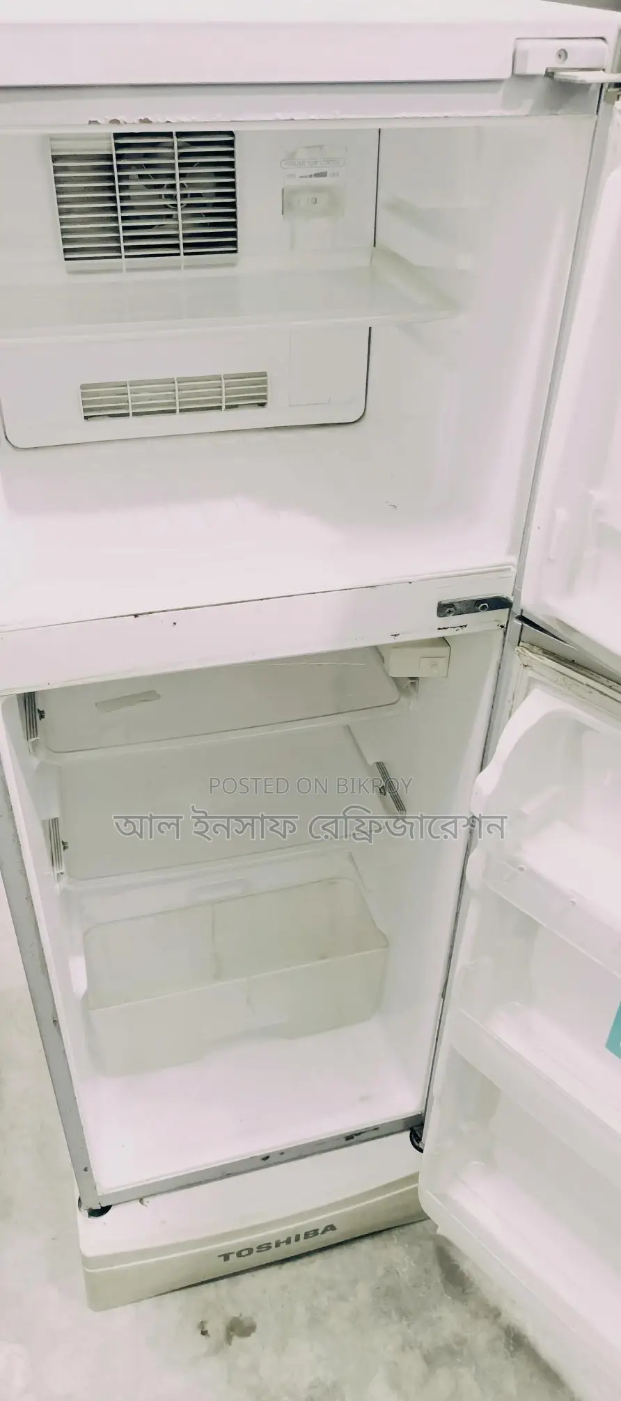 9.5 cft Toshiba Non-Frost Refrigerator for Sale