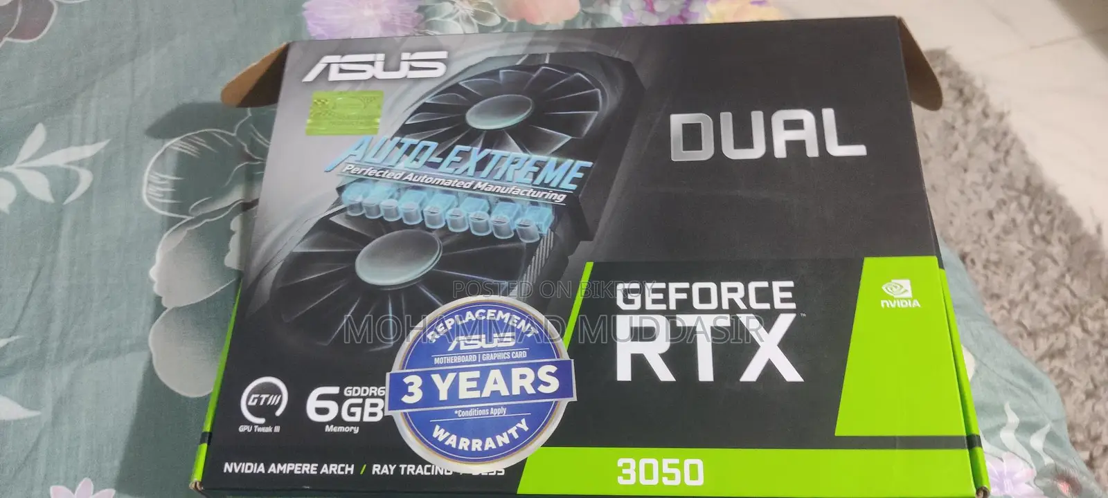 Asus Dual G Force Rtx 3050 6 Gb
