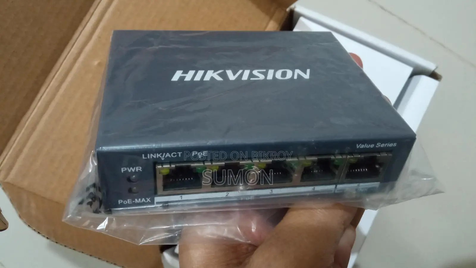 Poe Switch Hikvision 5 Port