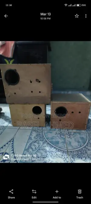 একটা হল ককাটেল বক্স আর দুইটা লাভ বার্ডের