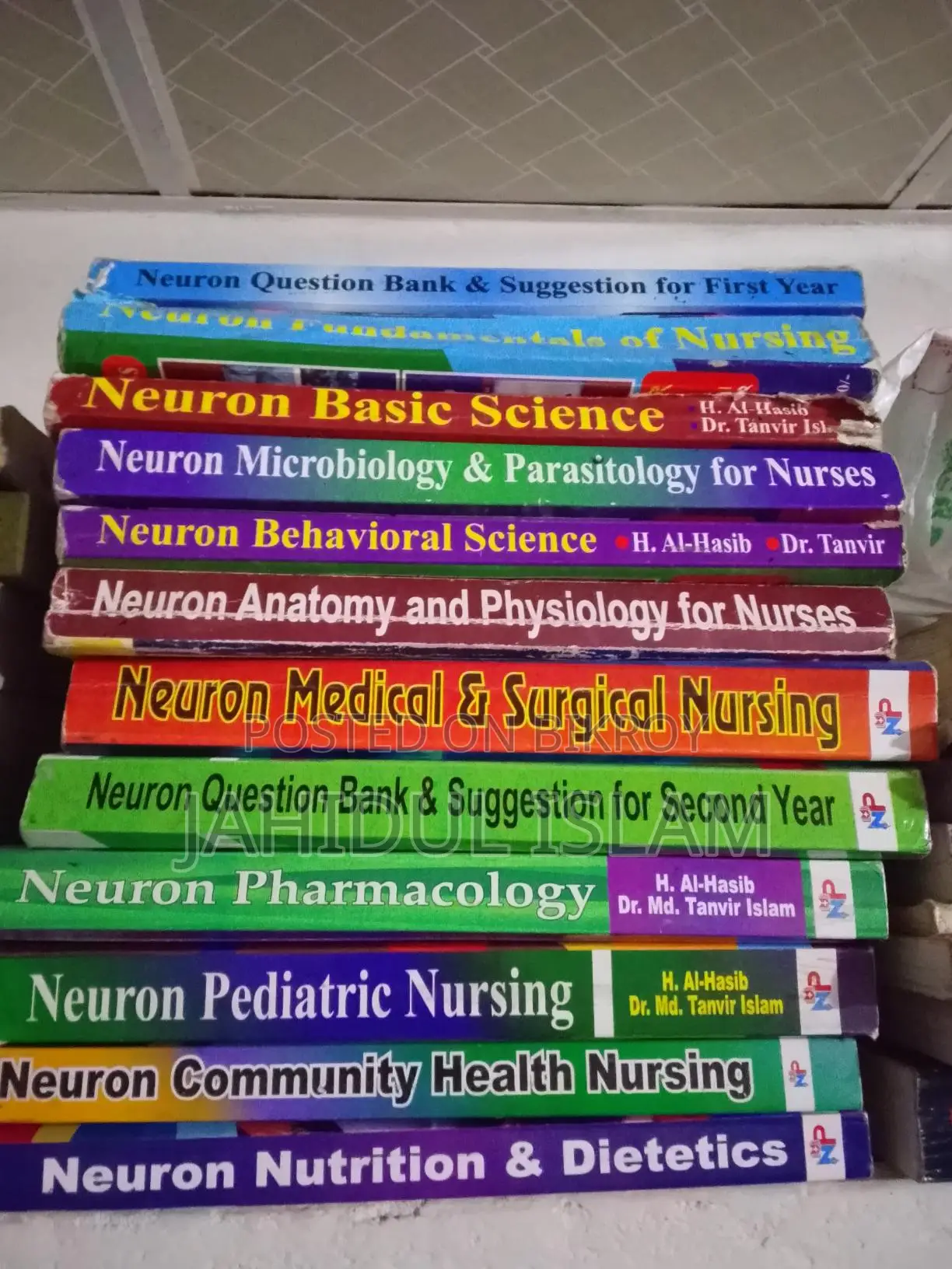 Nursing 1st and 2nd-year books for sale,