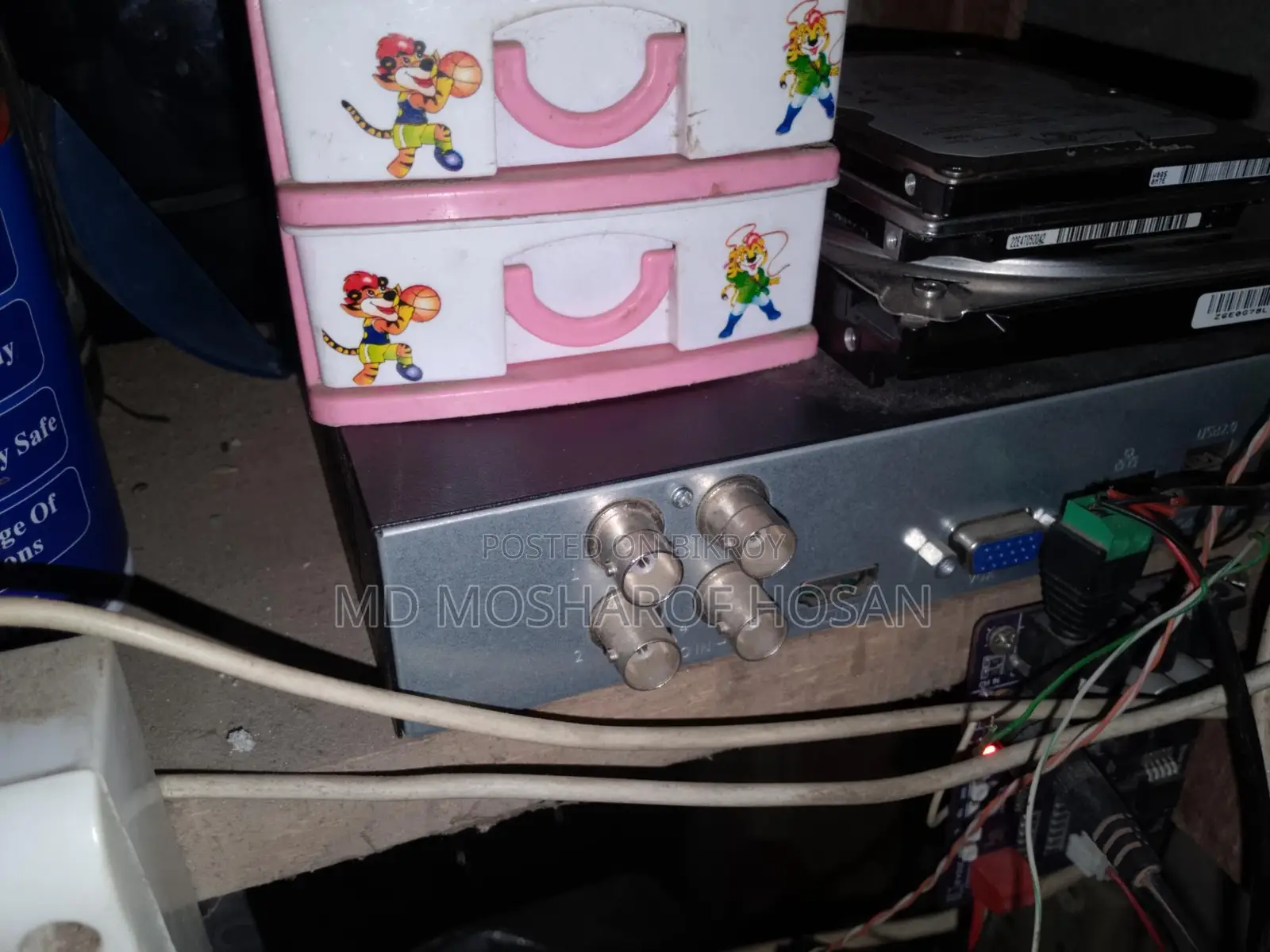 1 Pc Camera & 4 Port DVR For Sale