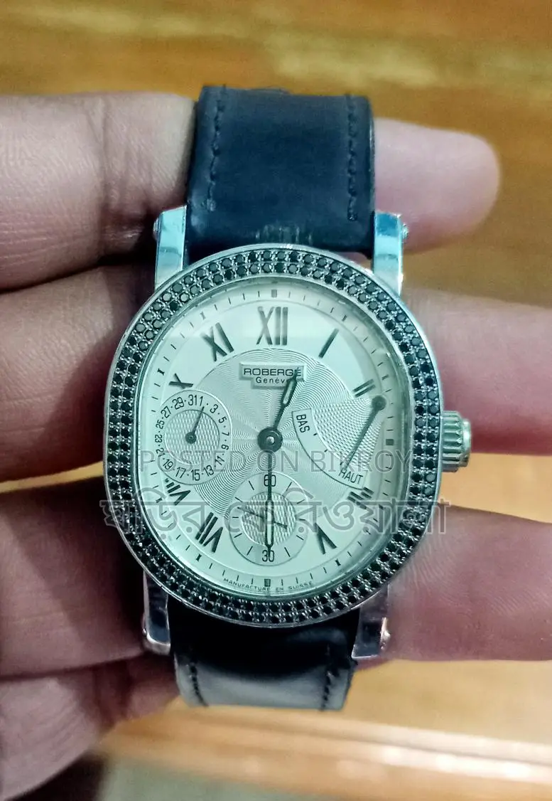 অরজিনাল ব্ল্যাক ডায়মন্ড এডিশন করা অরিজিনাল সুইচ এর অটোমেটিক ঘড়ি