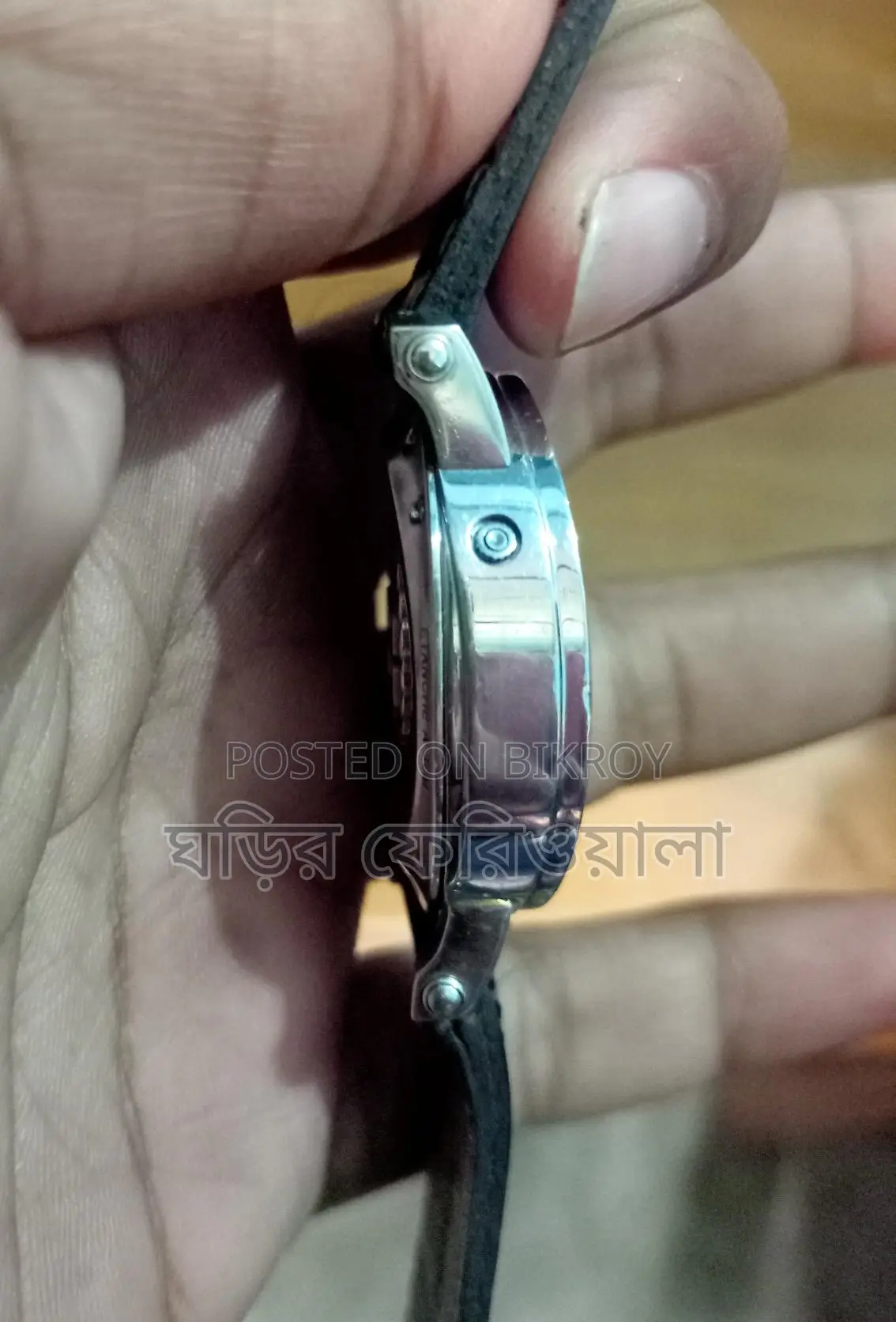 অরজিনাল ব্ল্যাক ডায়মন্ড এডিশন করা অরিজিনাল সুইচ এর অটোমেটিক ঘড়ি
