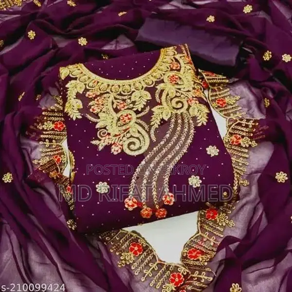 Georgette Embroidery Four Piece