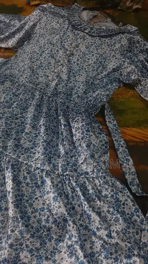 প্রিন্টেড সাটিন কাপড়ের বীচ গাউন নতুন