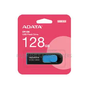 রমজান অফারঃ-ADATA UV128 64GB Black-Blue USB 3.2 Pen Drive